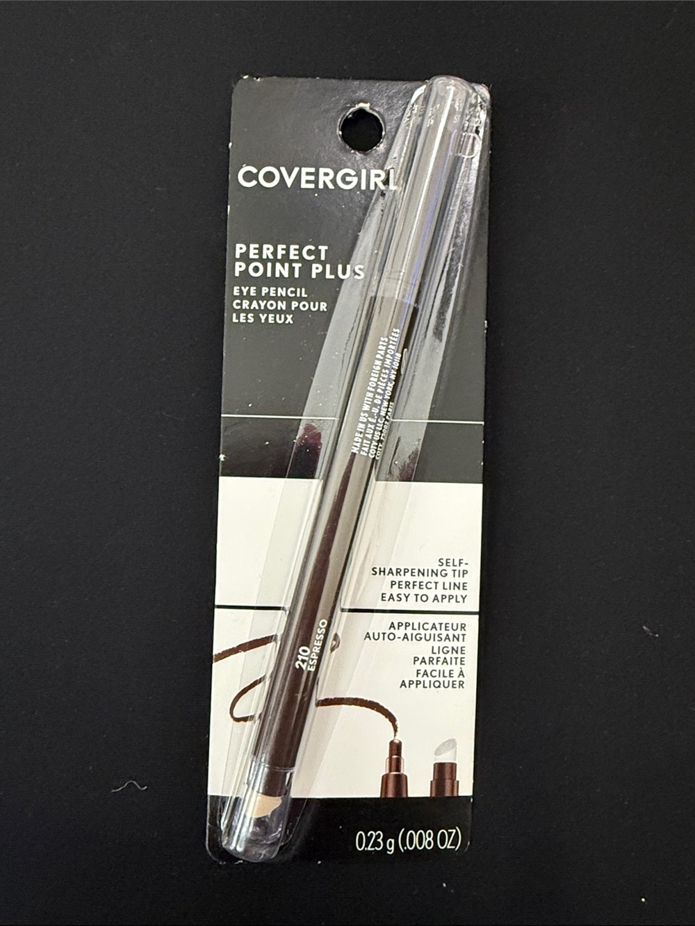 NWT COVERGIRL Perfect Point Plus Eye Pencil — Espresso Brown